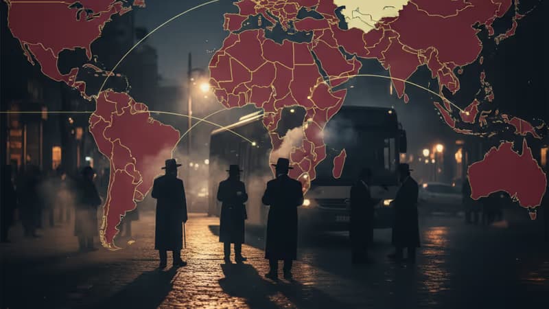 エルサレムで発生した徴兵反対デモと混乱の様子