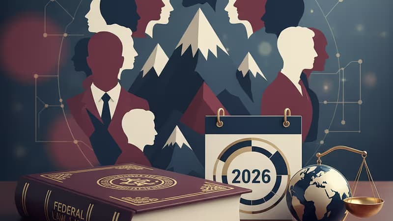 象徵美國稅收與醫療政策天平變化的示意圖