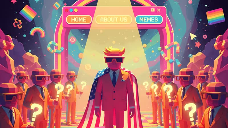 SNL 攝影棚內模仿川普與其內閣成員的演員群像