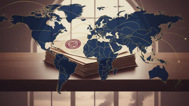 イスラエル政府によるNGO活動停止を象徴する書類のイメージ