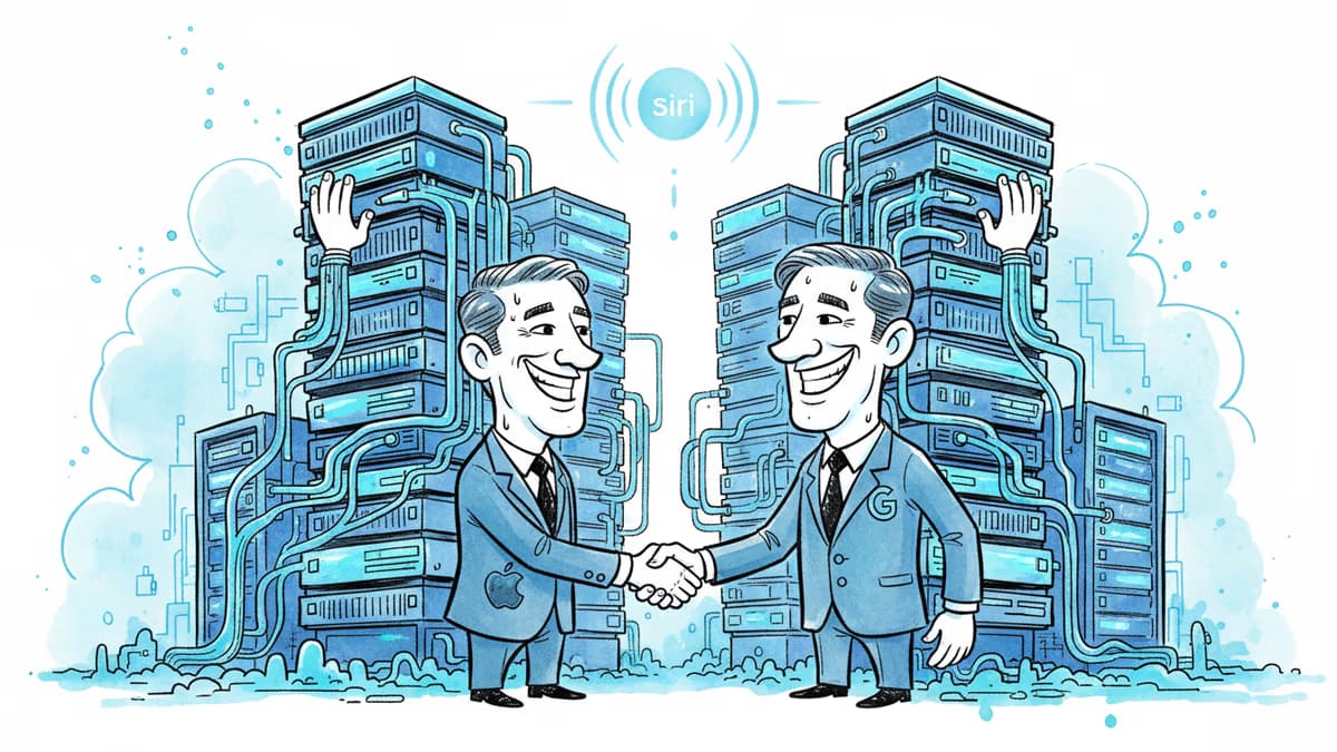 애플이 구글에게 서버를 맡긴다고?