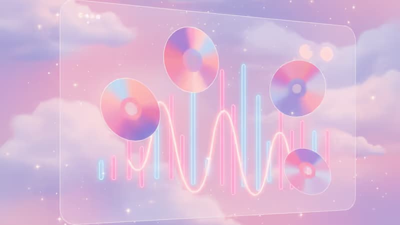 2026年1月のサークルチャートランキングを示すデジタルグラフのイメージ