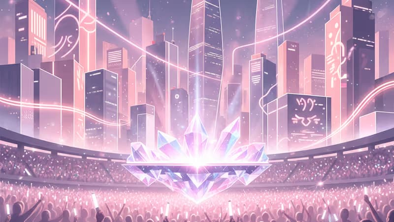 KCON Japan 2026 演唱會現場宏大的舞台與燈光設計