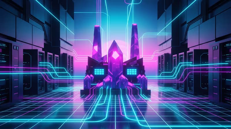 聯想與輝達合作的AI雲端巨型工廠構想圖