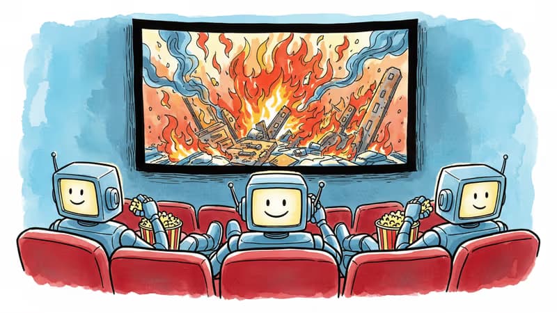 실리콘밸리 CEO들이 트럼프와 영화를 보는 동안