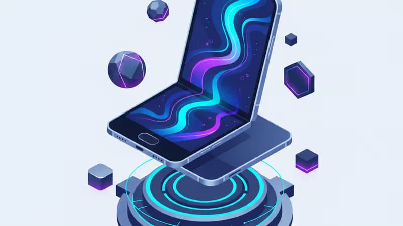 CES 2026で公開されたSamsung Galaxy Z TriFoldの実機