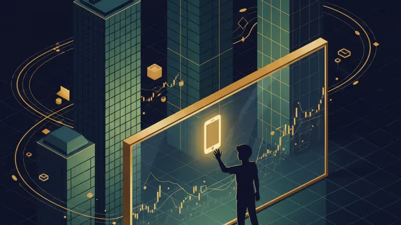 デジタル規制を象徴するガラスの壁とスマートフォンのシルエット