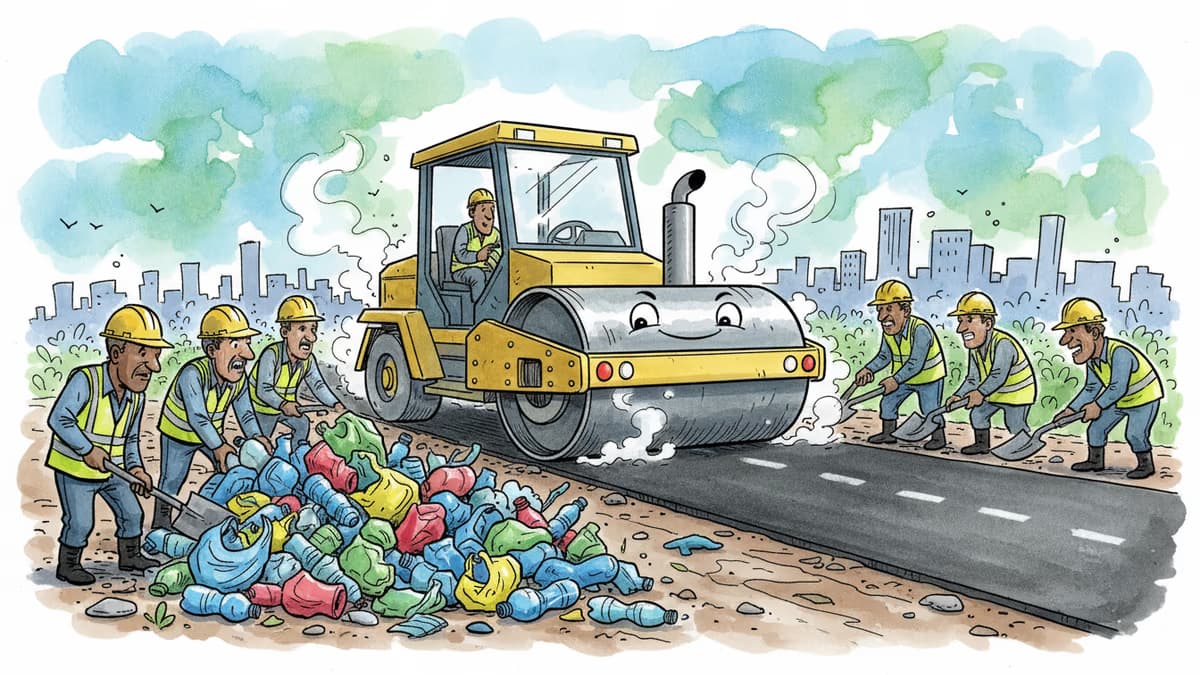 プラスチック道路が示す「ゴミ問題」解決の新たな可能性