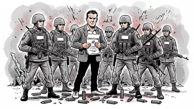 총기 소지자를 쏜 연방요원, 트럼프는 "총을 가져선 안 됐다