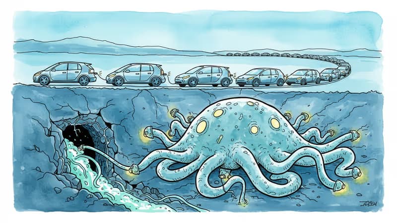 When Mines Run Dry, Microbes Step In