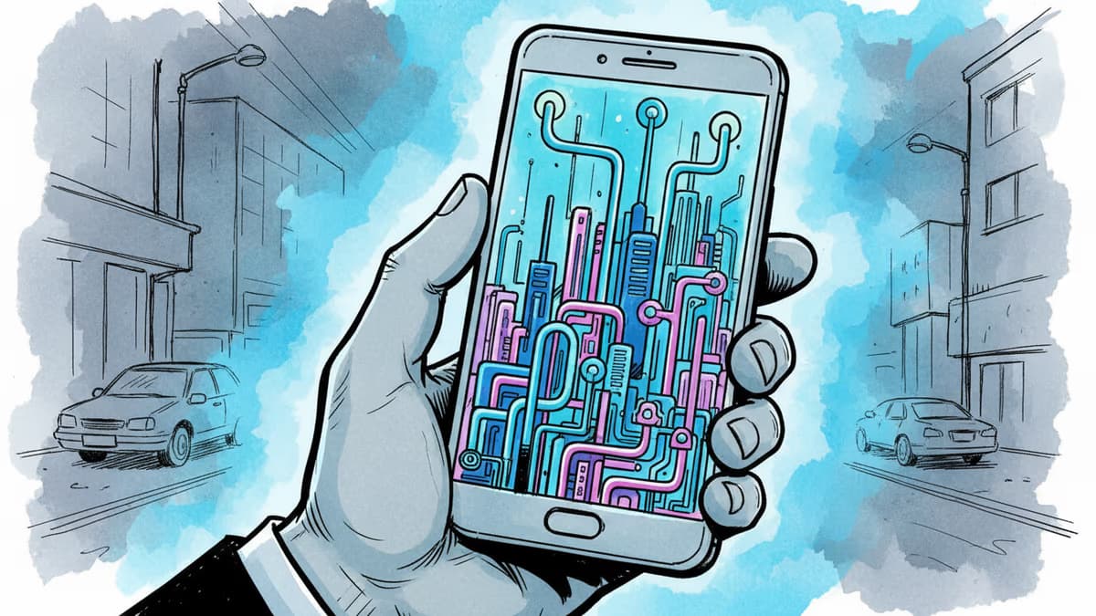 스마트폰이 네온사인을 품었다