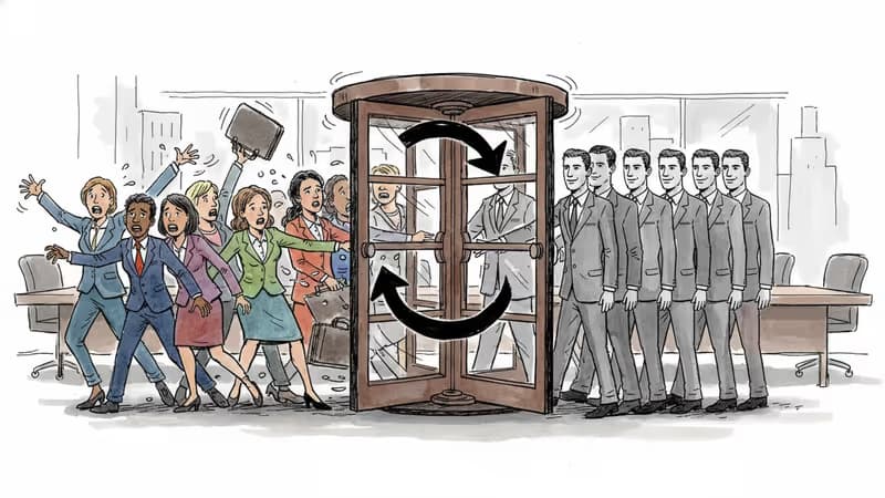 White Male Board Representation Rises for First Time in Years - A Diversity Retreat?