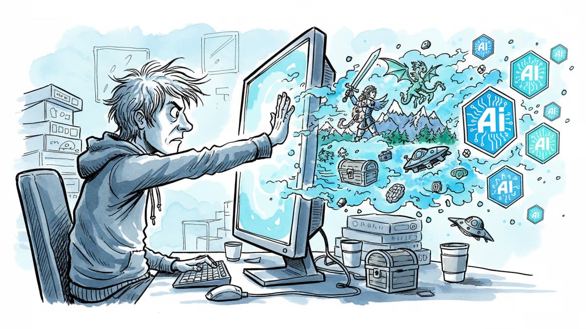 ゲーム業界がAIに「ノー」を突きつける理由