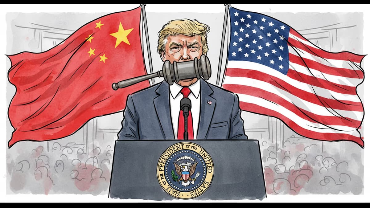 トランプ大統領、中国への沈黙が示す国内政治の複雑さ